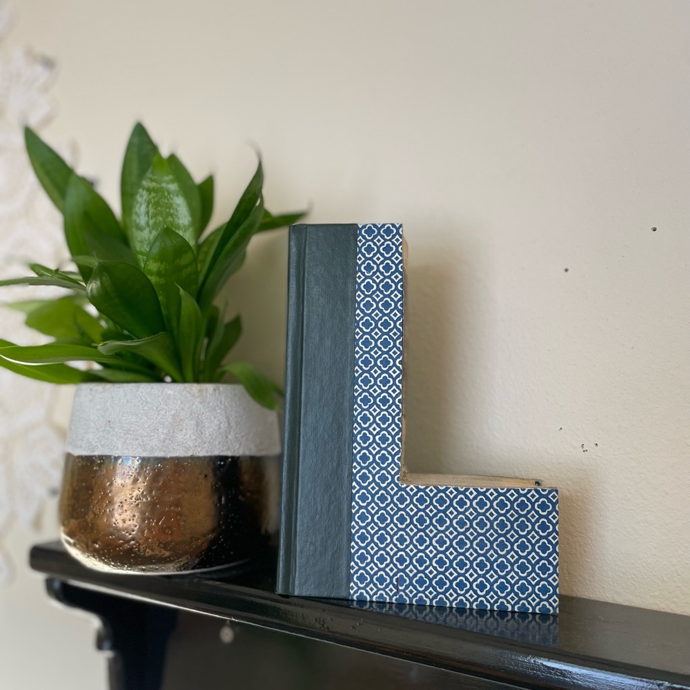 The Letter “L” Cut from Vintage Book